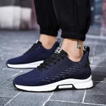 Elevator Shoes Men Elevator Sneakers Invisible Height Increasing 2.4 Inches Taller Elevator Sports Mesh Height Boosting Shoes
